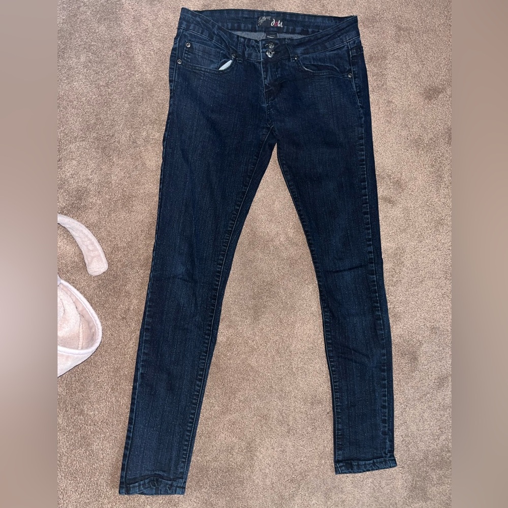 Dots Dark Blue classy Skinny Jeans sz 5/6